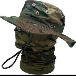 Camouflage Hat - Dark Green